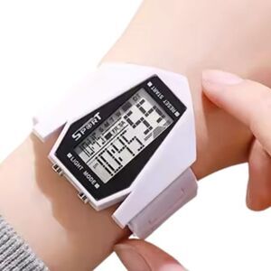 Multi-Function Aircraft Kids Sports Watch, Light-Up Electronic Waterproof